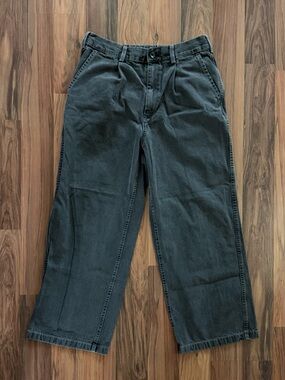 GU Relaxed Fit Men's Charcoal Casual Jeans